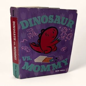 Dinosaur VS. Mommy Disney Toddler Board Book Bob Shea Little Red Dino Baby Book